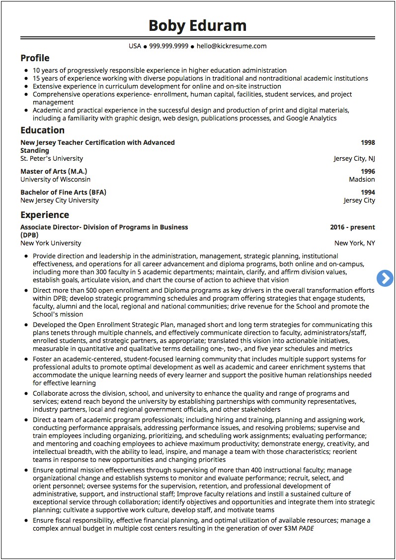 1 Page Resume For Google Jobs