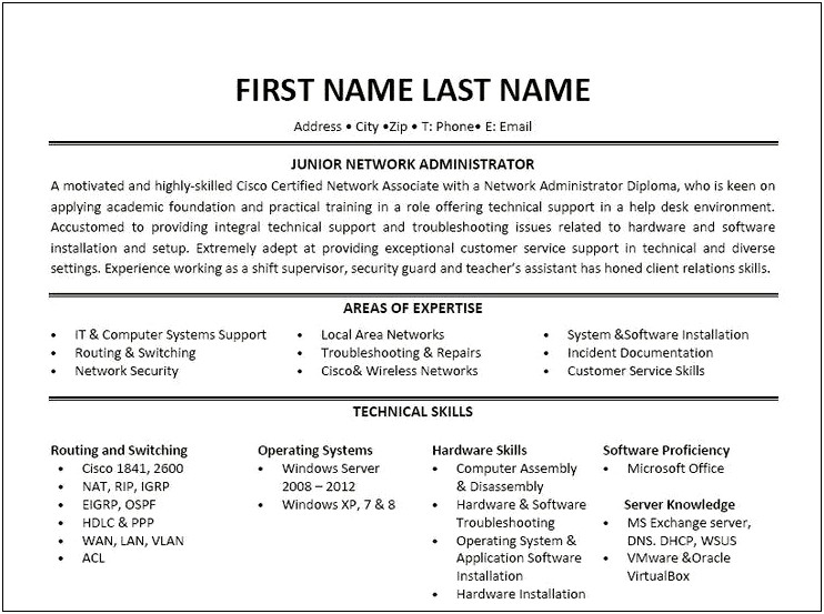 17 Year Old Resume Example