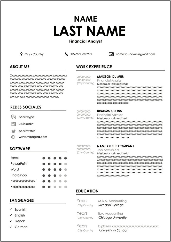2019 Resume For Accounting Jobs