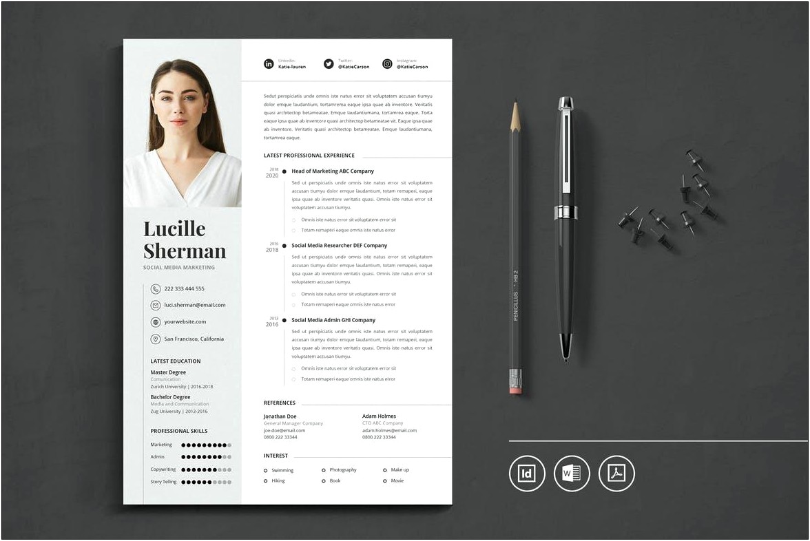 30 Best Free Resume Templates For Architects