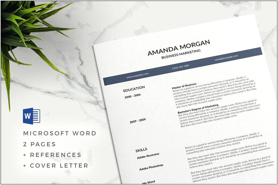 A Good Resume Example 2018