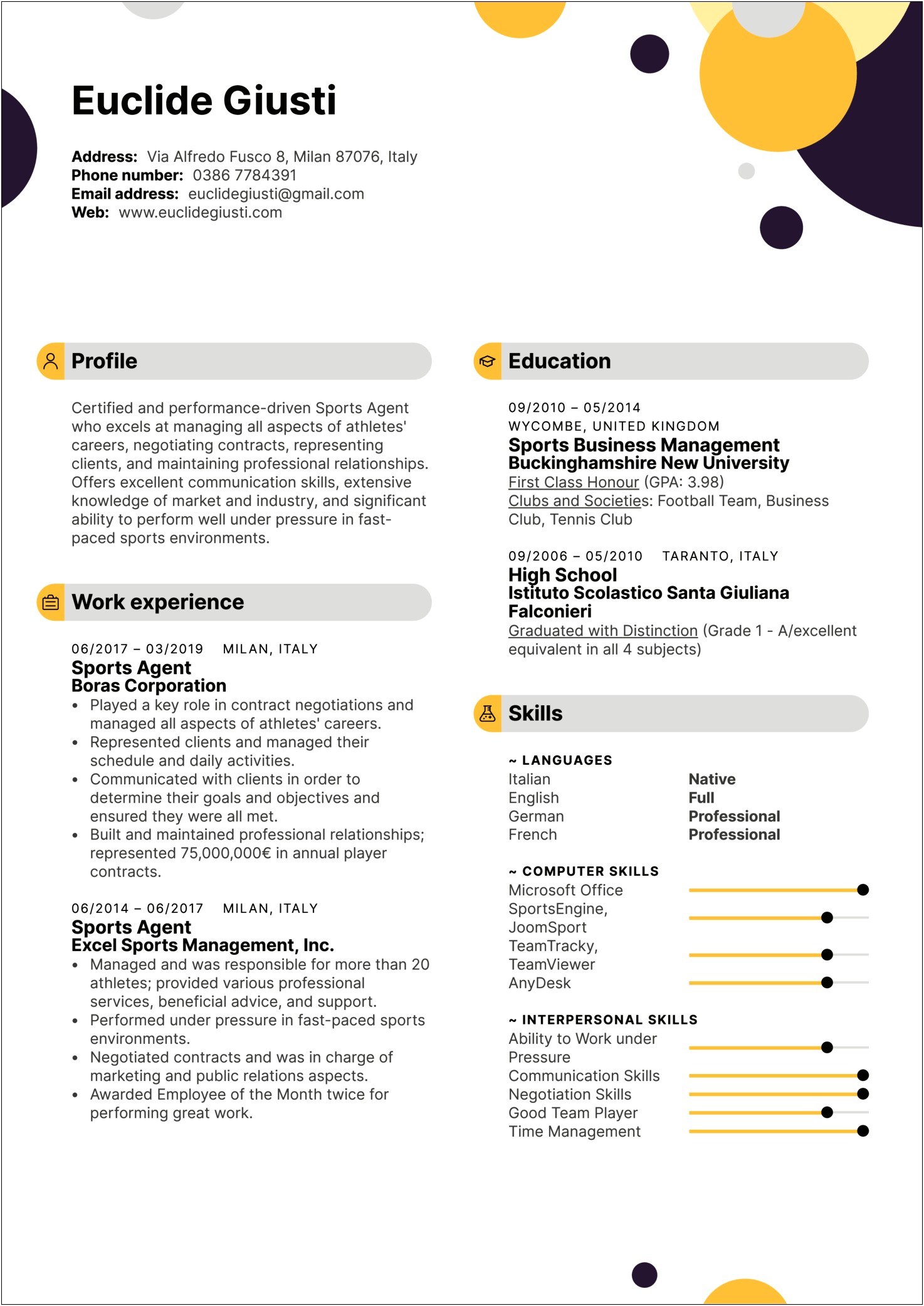 Ability To Work In Fast Paced Environment Resume