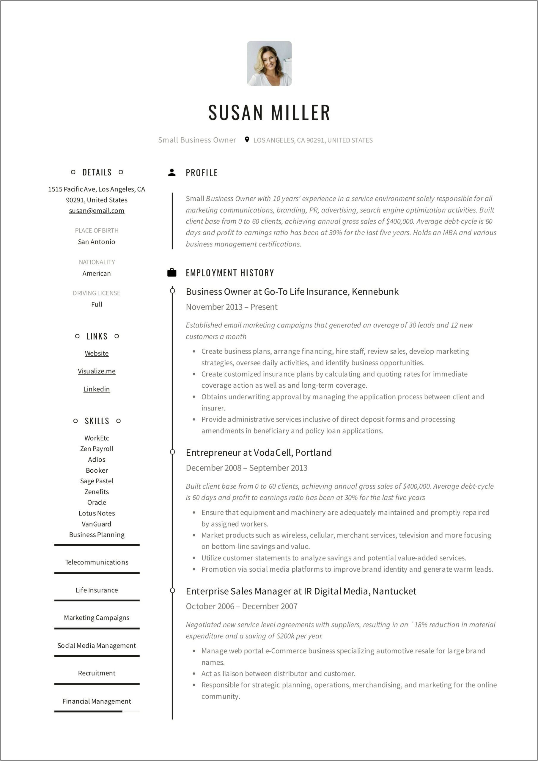 Academy Of Advanced Manufacturing Resume Template