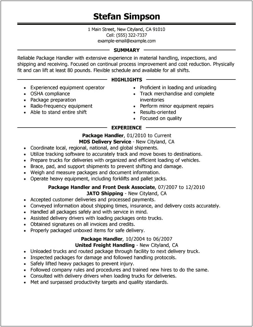Academy Sports Job Description Resume