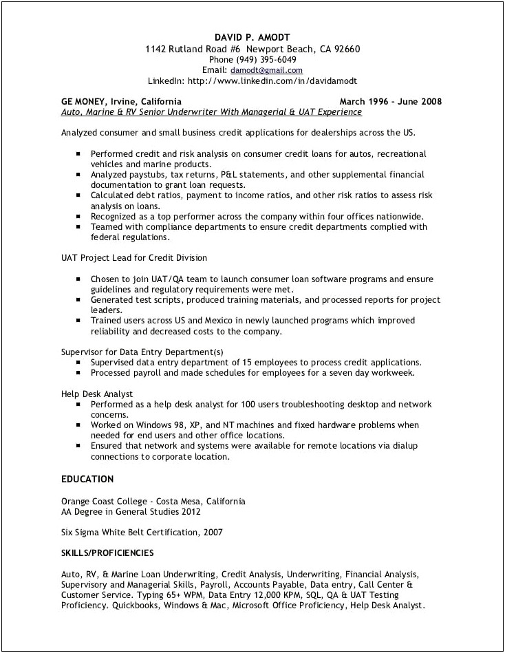 Accounts Payable Analyst Job Description Resume