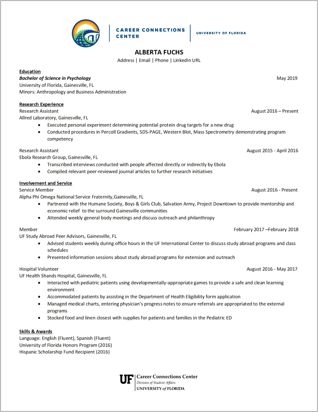 Adding Clinic Experience Law School Resume