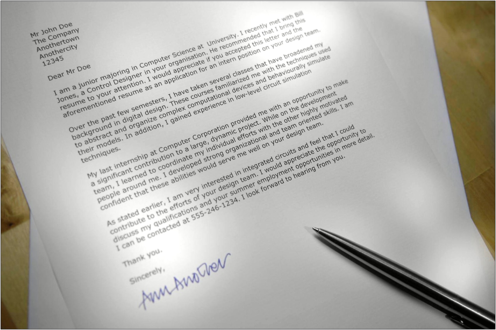 Addressing A Cover Letter For Resume