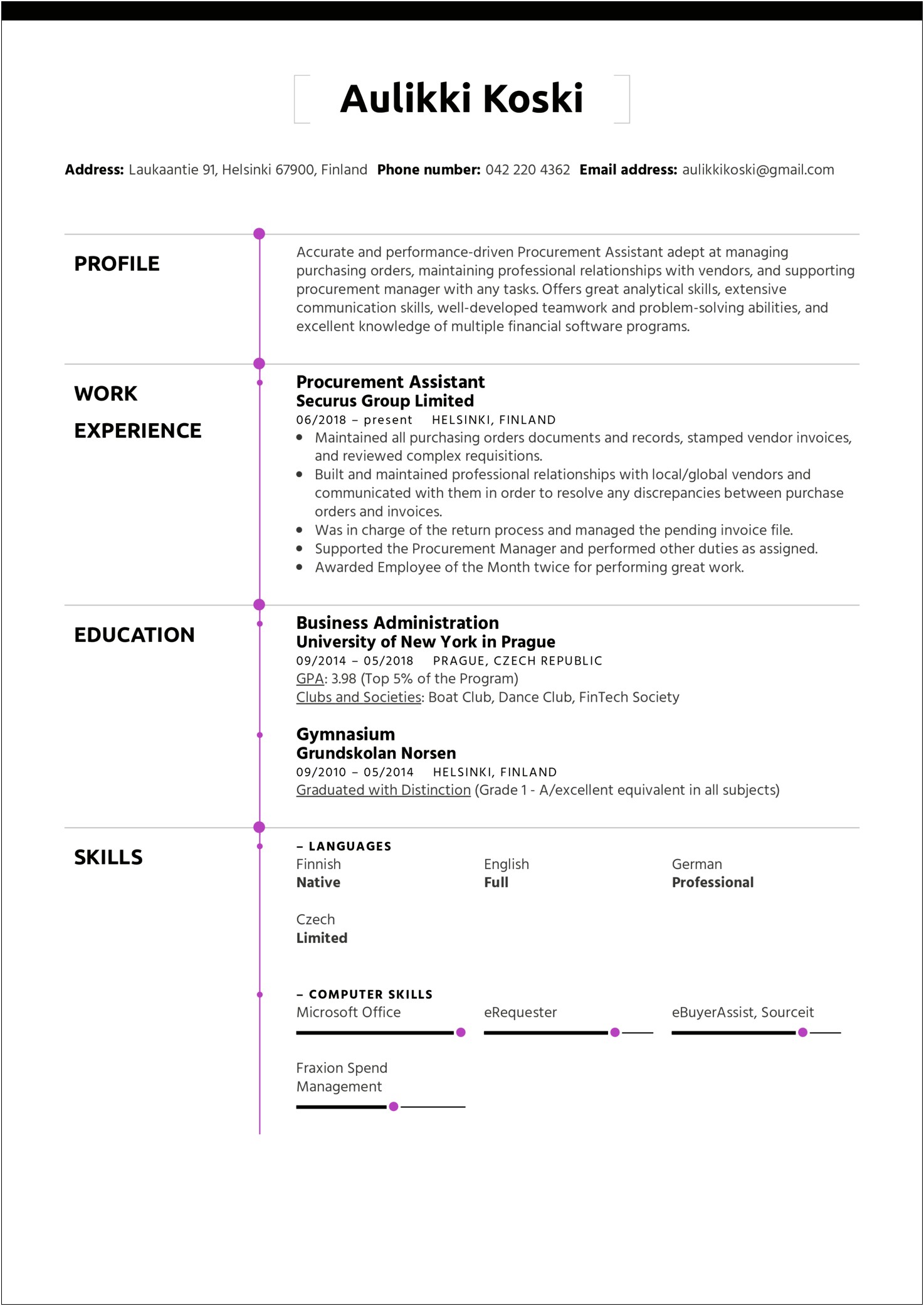 Administrative Assistant Resume Examples 2014