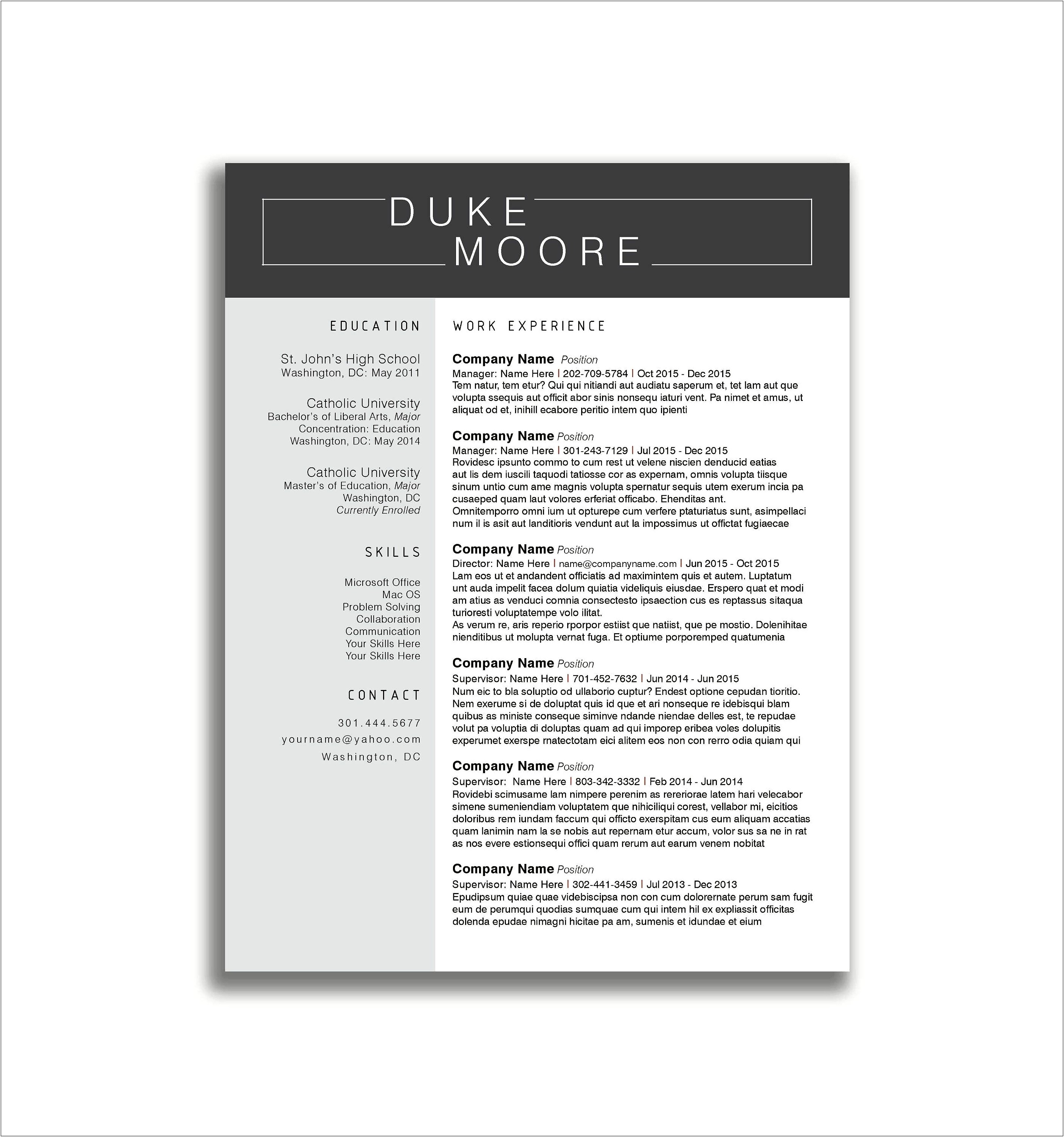 Administrative Assistant Sample Resume 2015