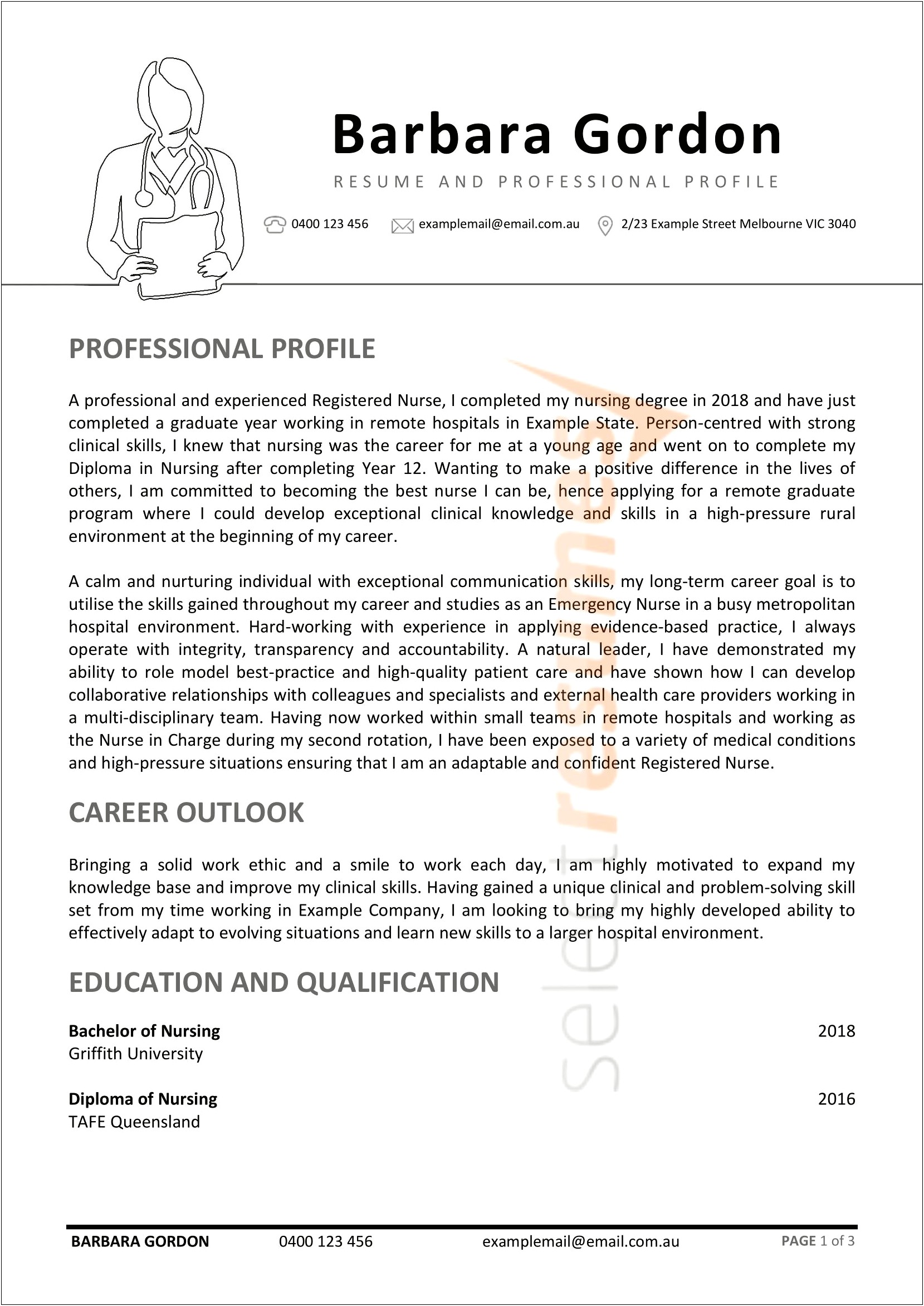 Aged Care Skills For Resume