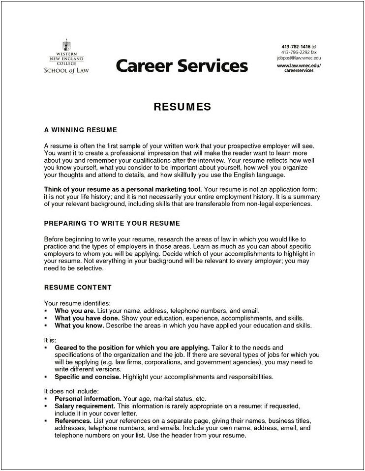 An Attorney Objective For Resumes
