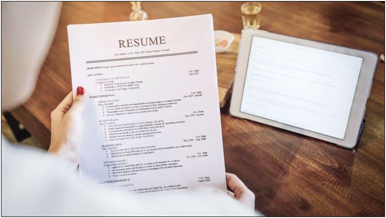 An Education Gap In The Resume Example