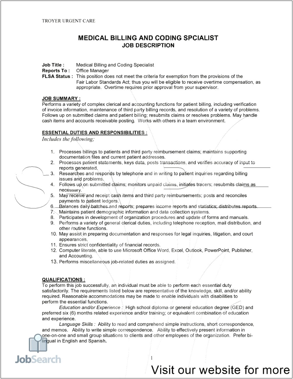 Appliance Service And Parts Manager Resume Examples