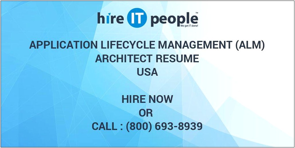 Applications Architect Objectives Resume Objective Livecareerlivecareer