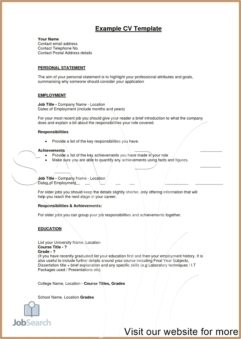 Apply For Jobs Resume As A Pdf