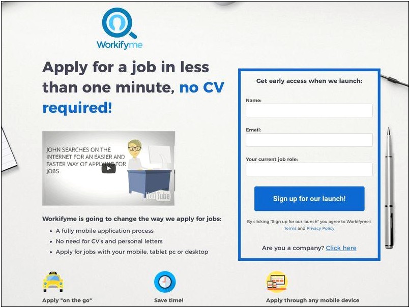 Apply For Jobs With Online Resume