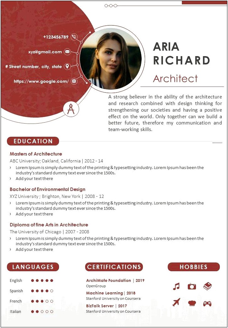 Architectural Designer Job Description Resume