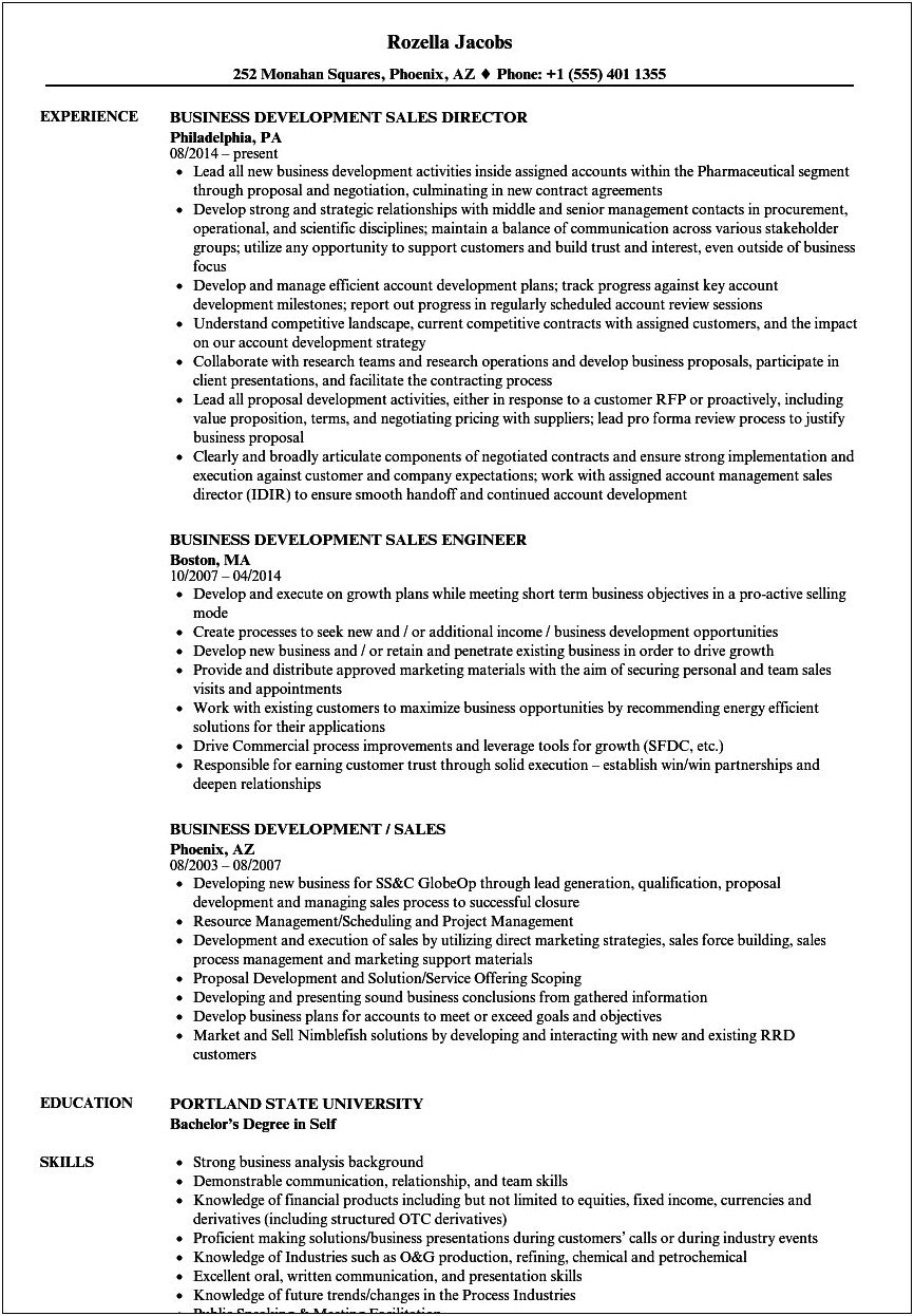 Are Manager Skill In Resume