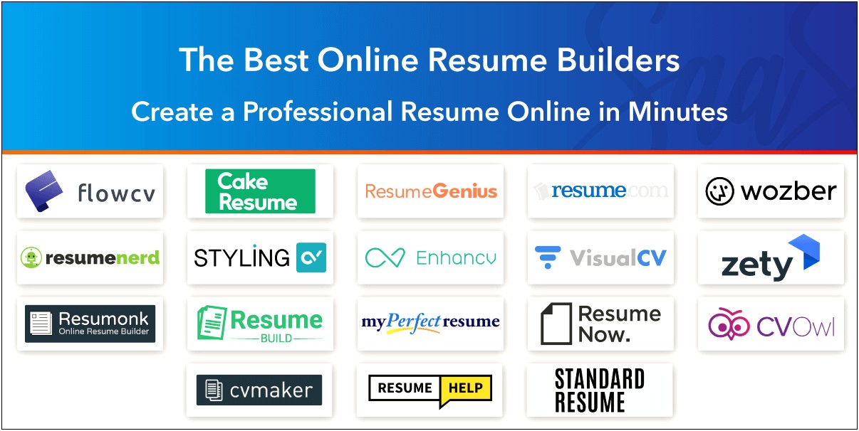 Are There Any Free Online Resume Builders