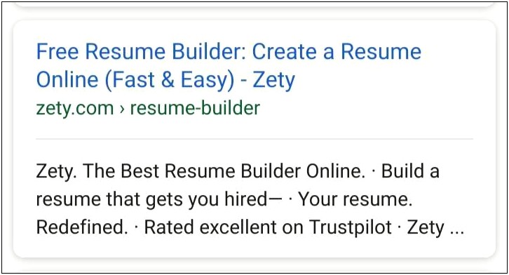 Are There Any Free Resume Builders