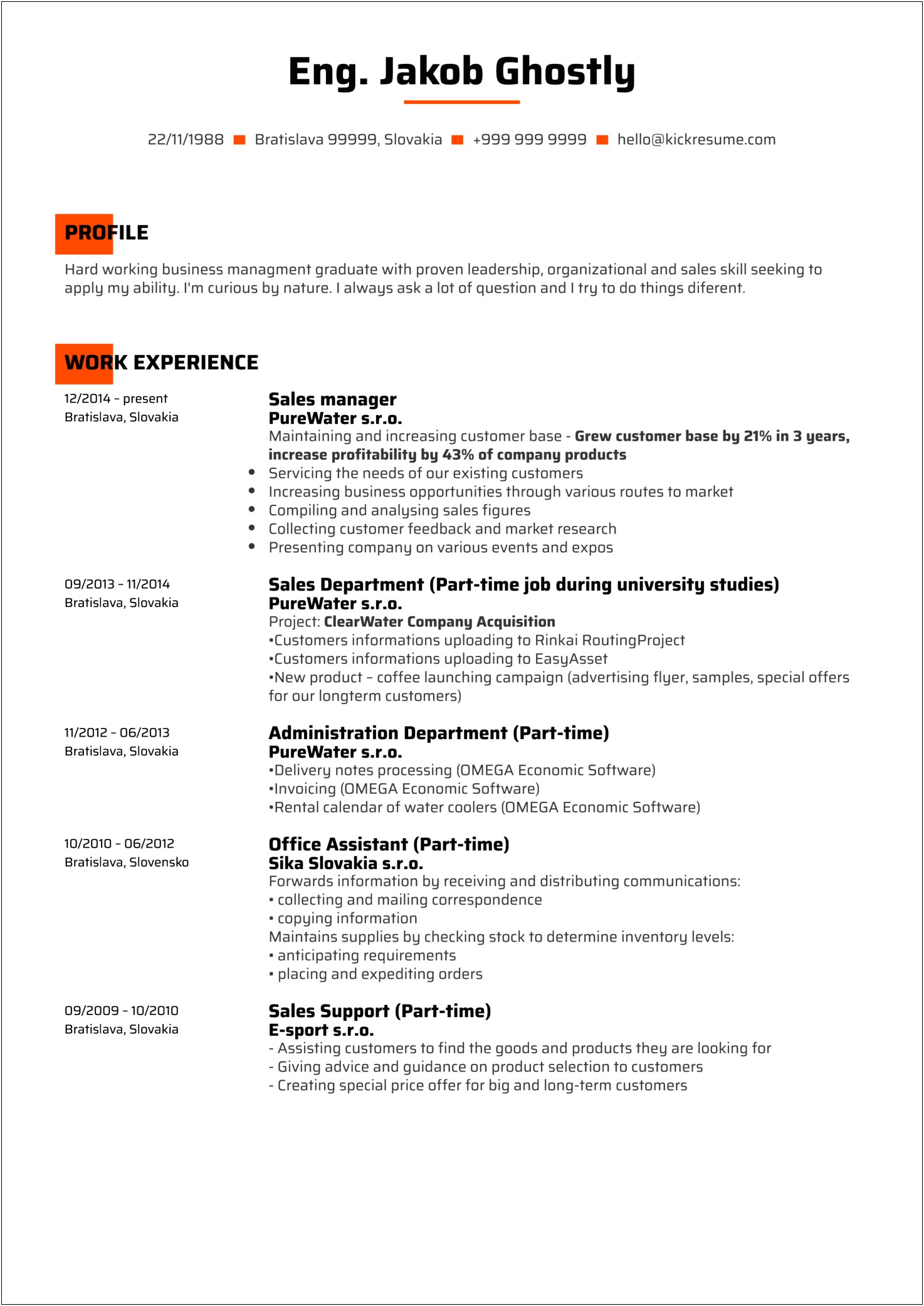 Ask A Manager Resume Format