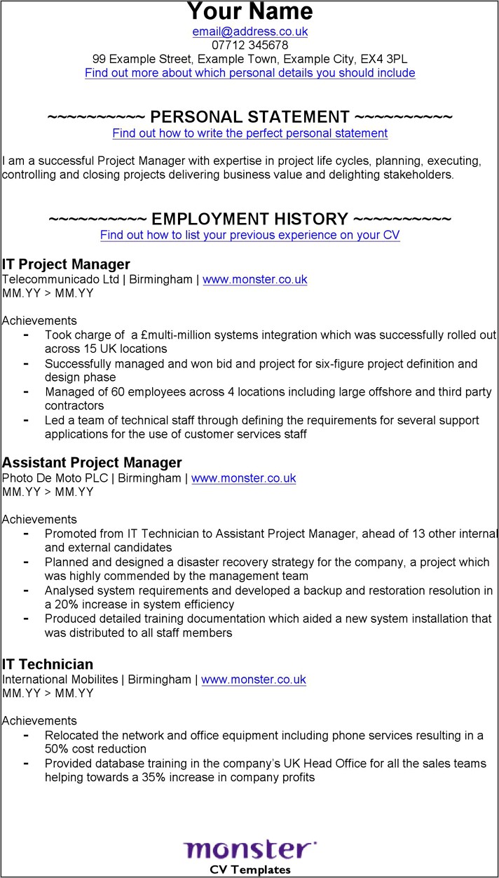 Assistant Project Manager Resume Pdf