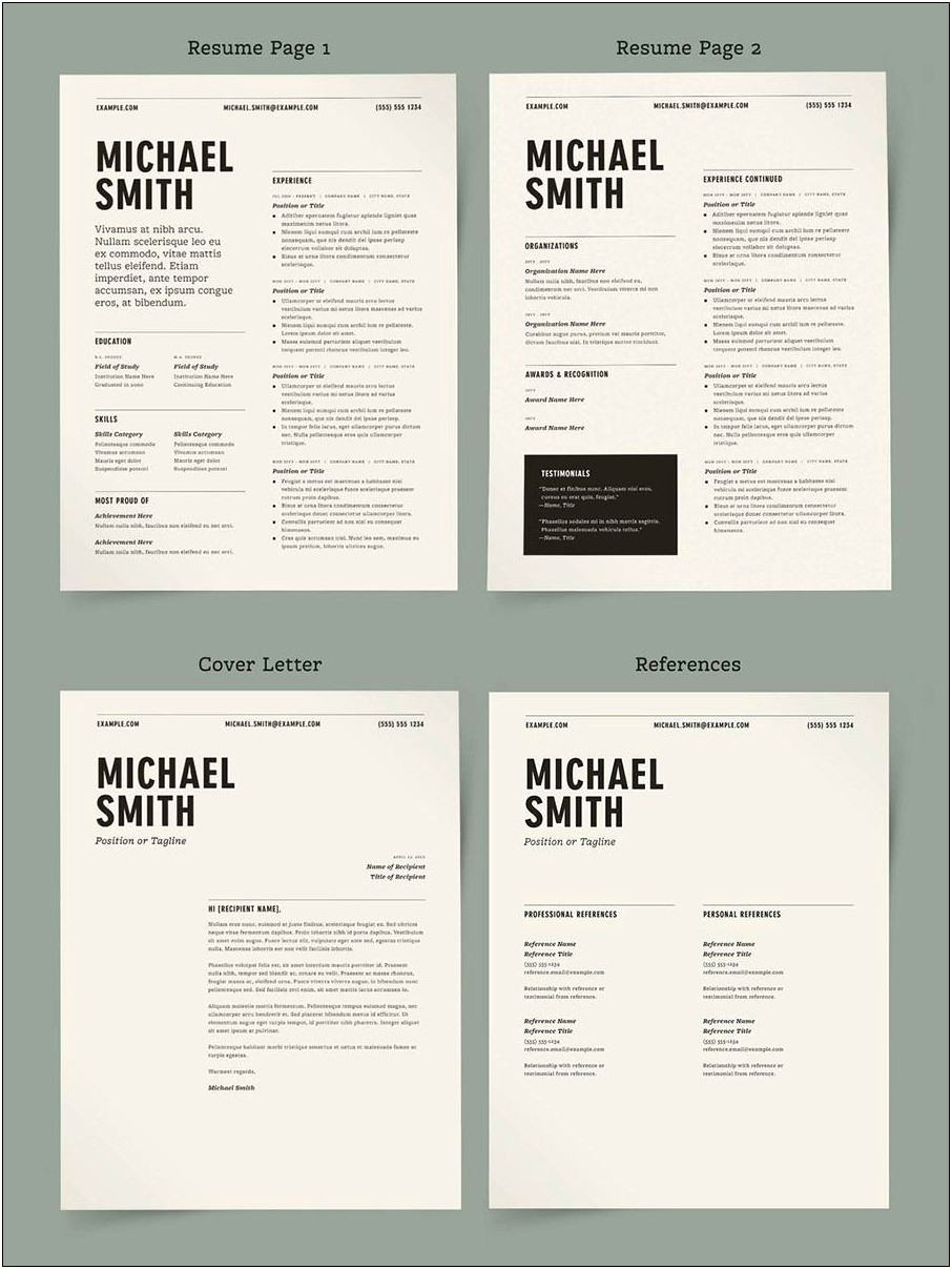 Ats Friendly Resume Templates Two Columns