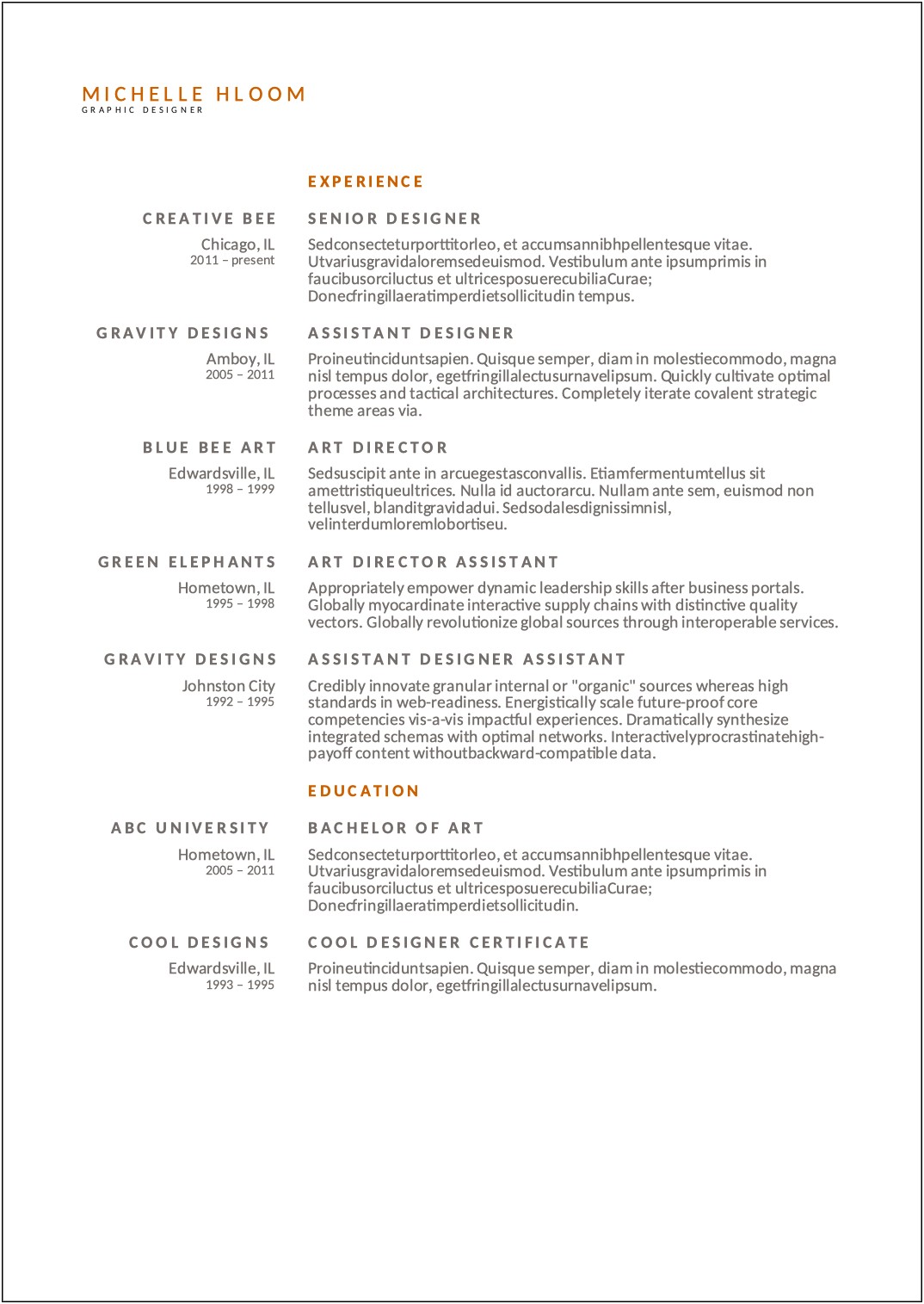 Attractive Resume Templates Free Download For Libreoffice