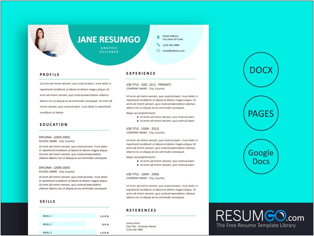 Attractive Resume Templates Free Download Google Docs