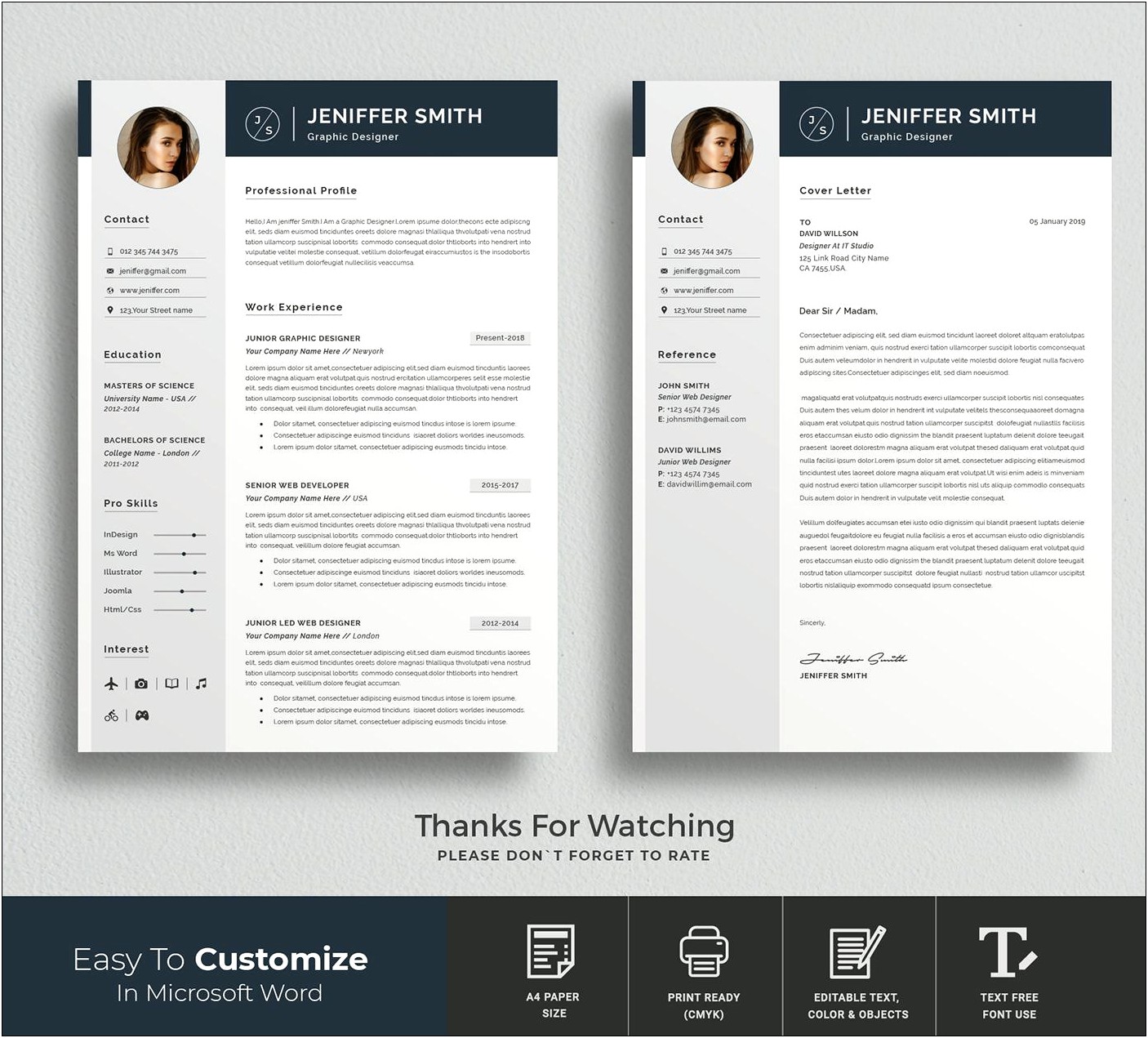 Awesome Resume Template Free Download