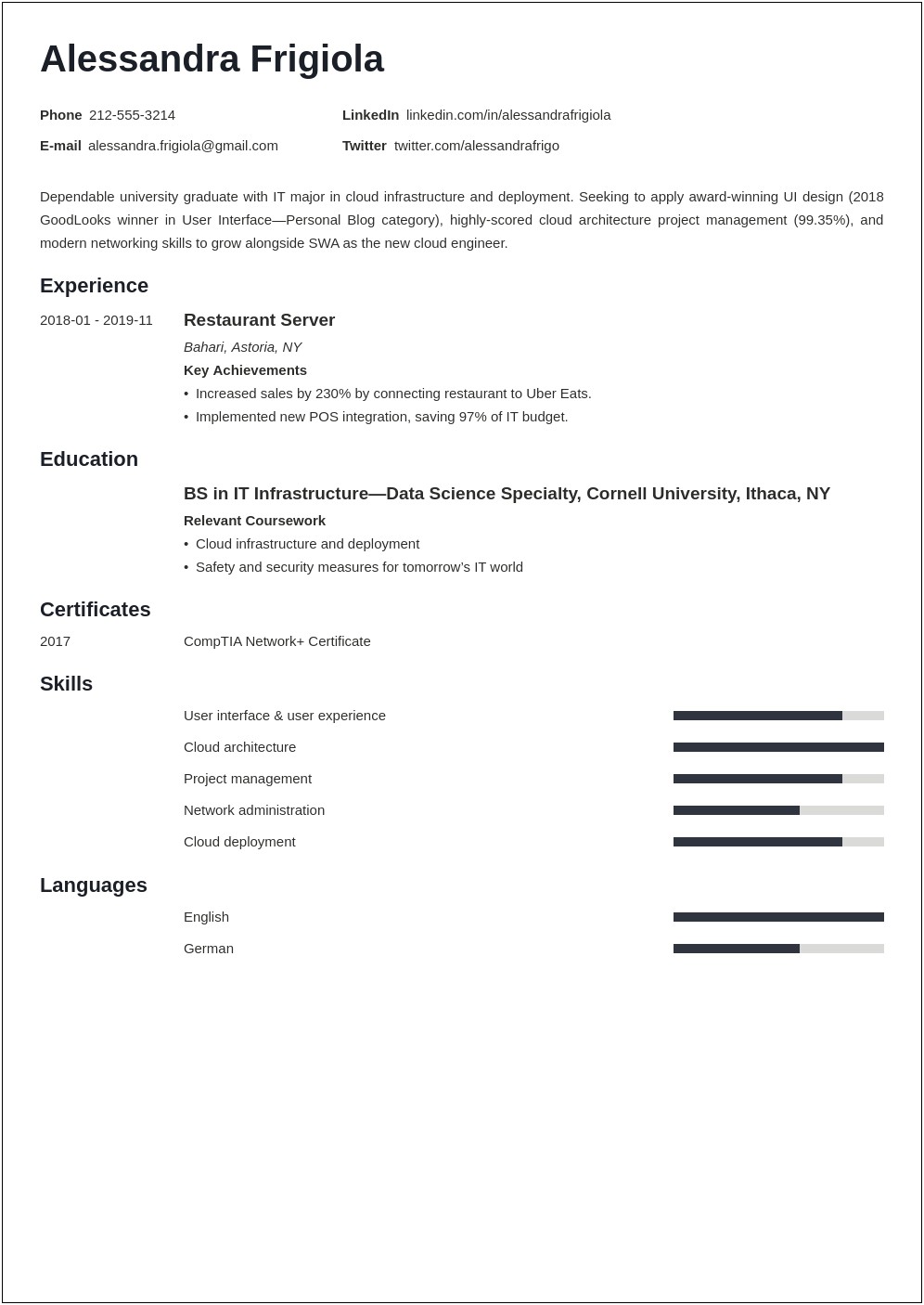 Basic Objective On A Resume Examples