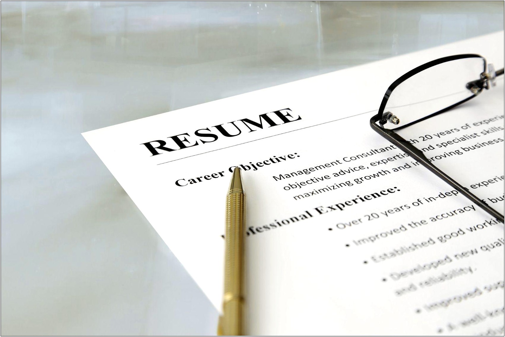 Beginning Parts Of Resume Objective
