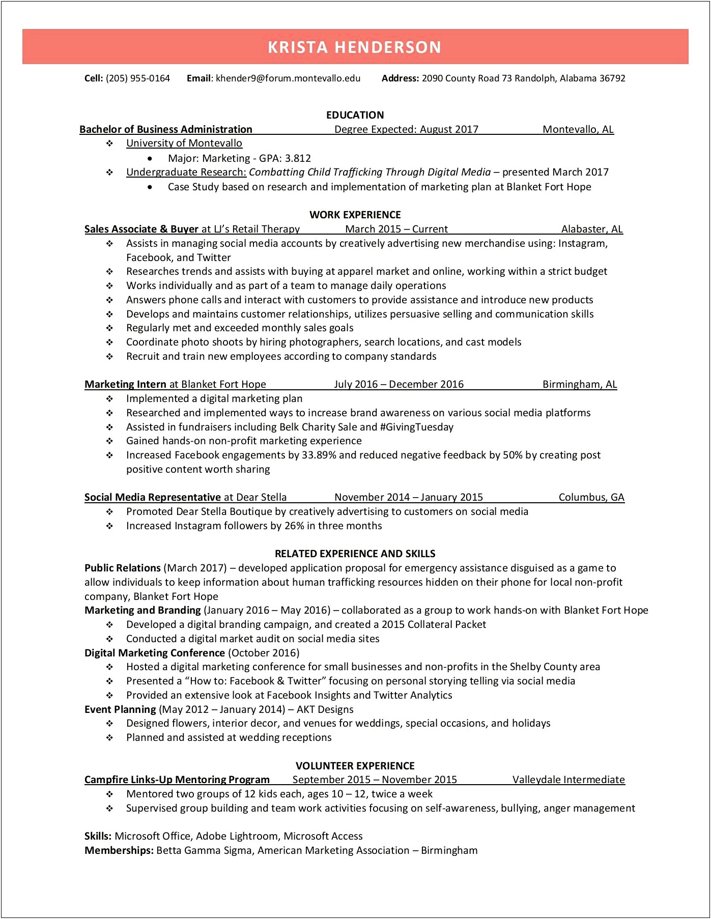 Belk Sales Associate Children's Department Description Resume