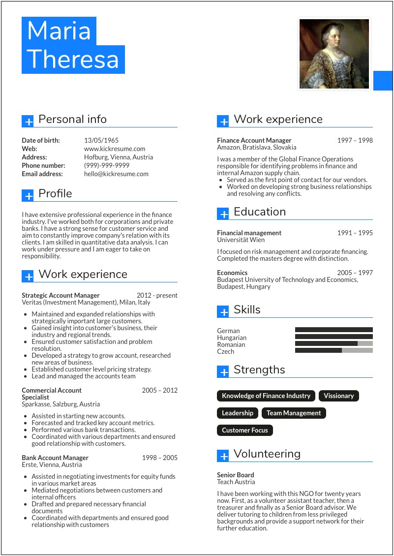 Best Account Manager Resume Samples