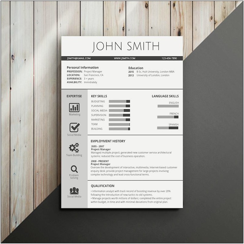 Best Color Accent Of Resume