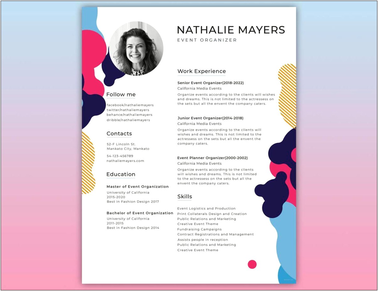 Best Colors For Resume Text