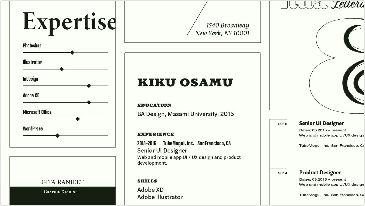 Best Condesed Fonts For Resume