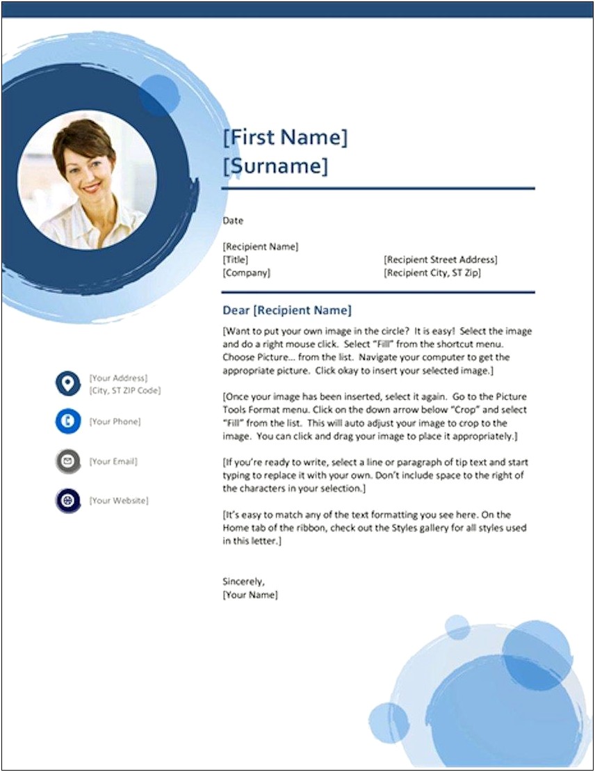 Best Cover Letter And Resume Word