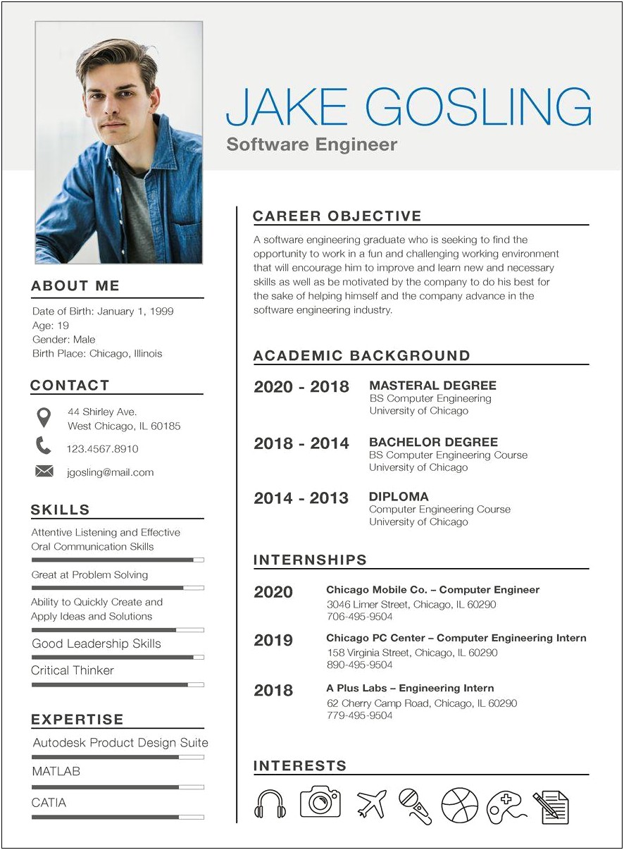 Best Engineering Graduate Resume Template