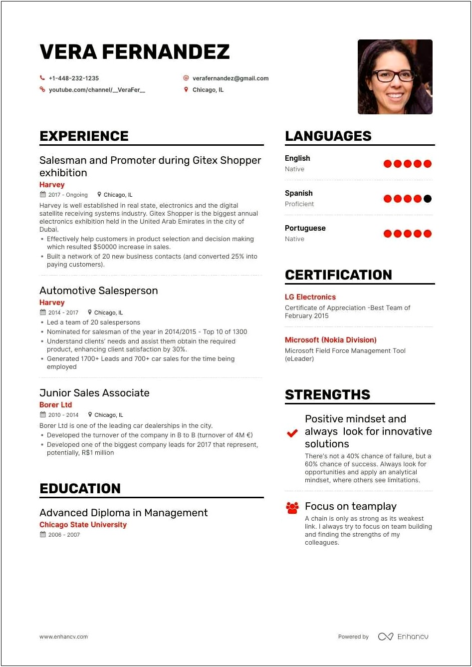 Best Examples Of Automotive Resumes