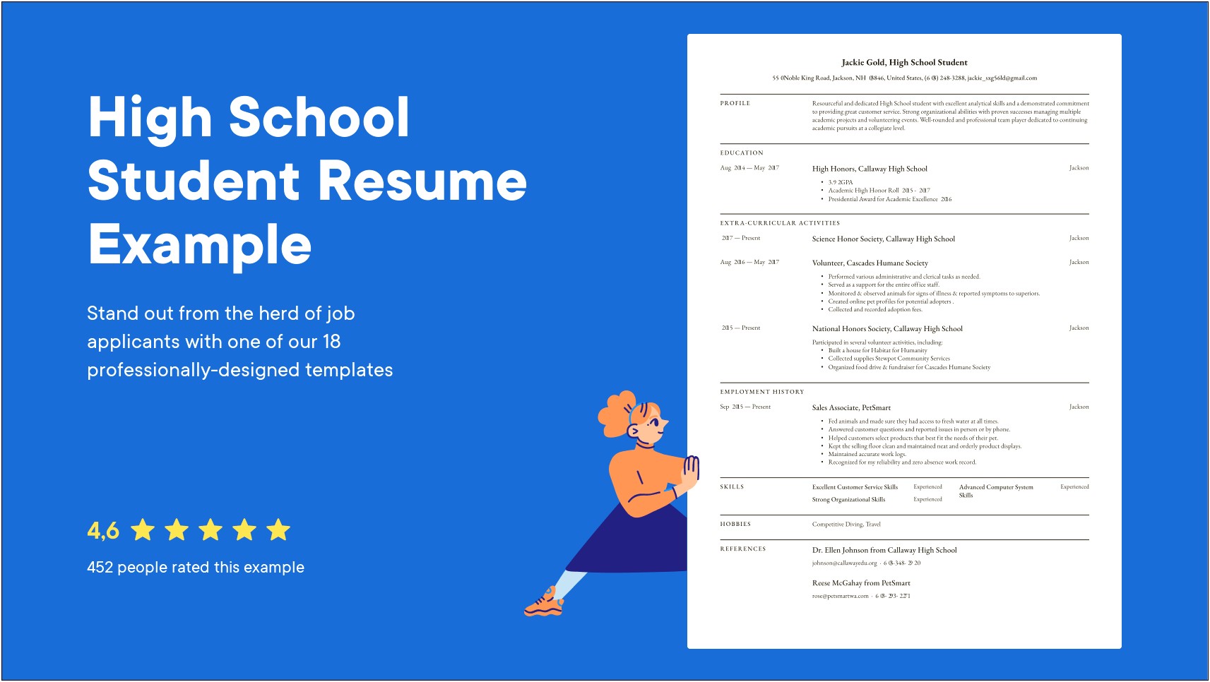Best First Time Resume Creater Highschool
