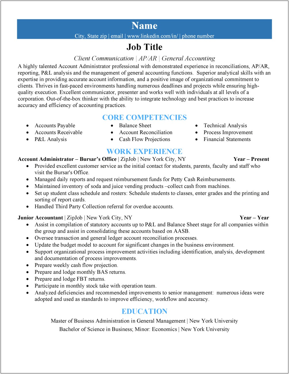 Best Font For A Resume 2015