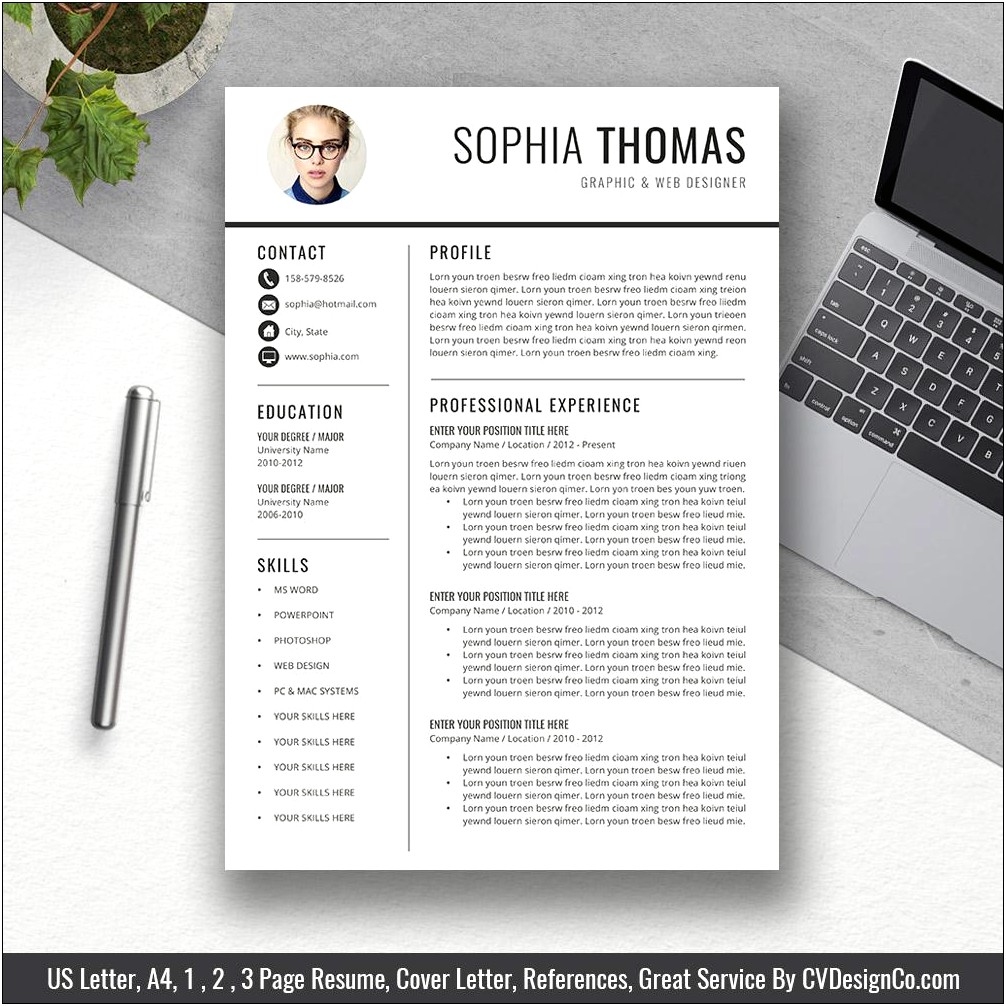 Best Font For Modern Resume On Pages