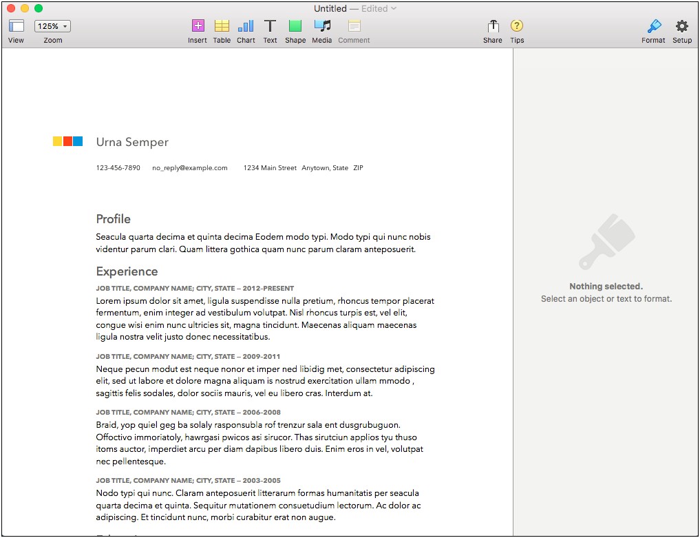 Best Font For Resume On Mac