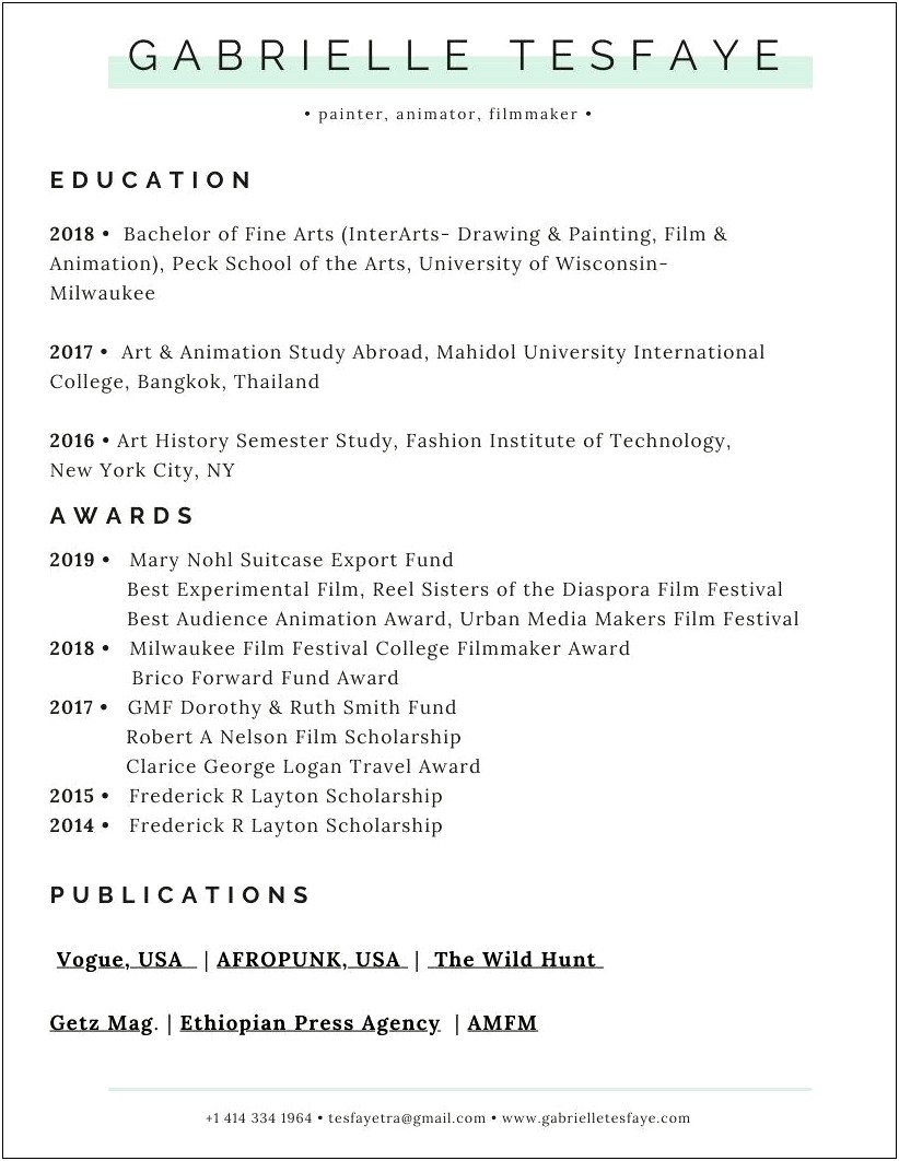 Best Font For Scholarship Resume 2018