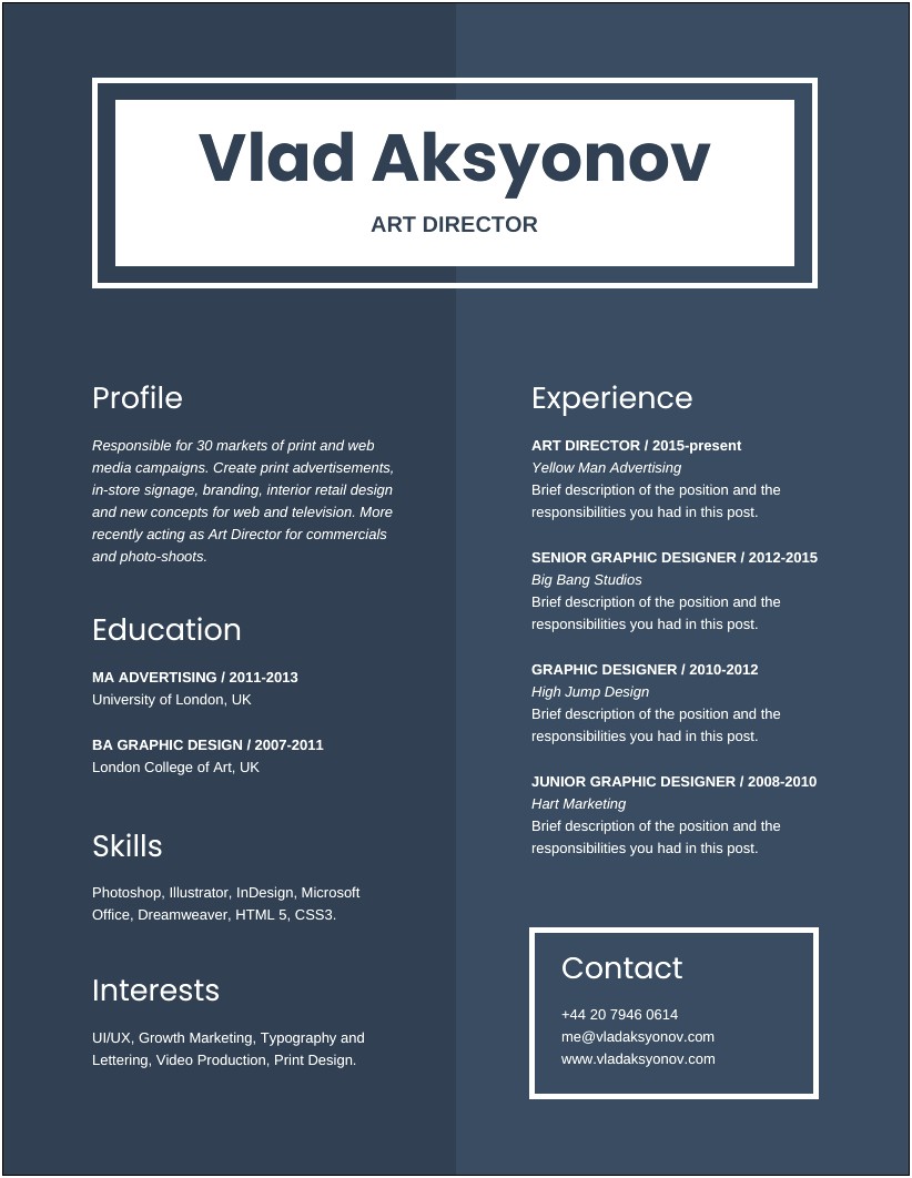 Best Font To Use For Resumes 2015
