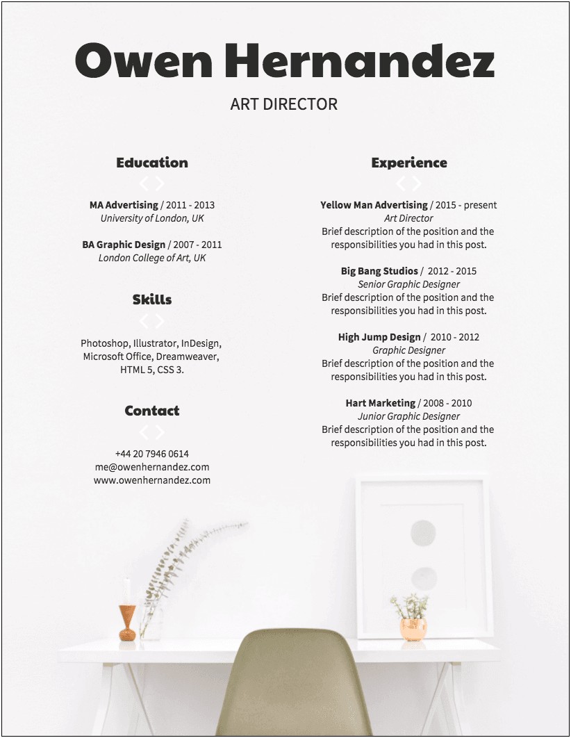 Best Fonts For A Resume 2015