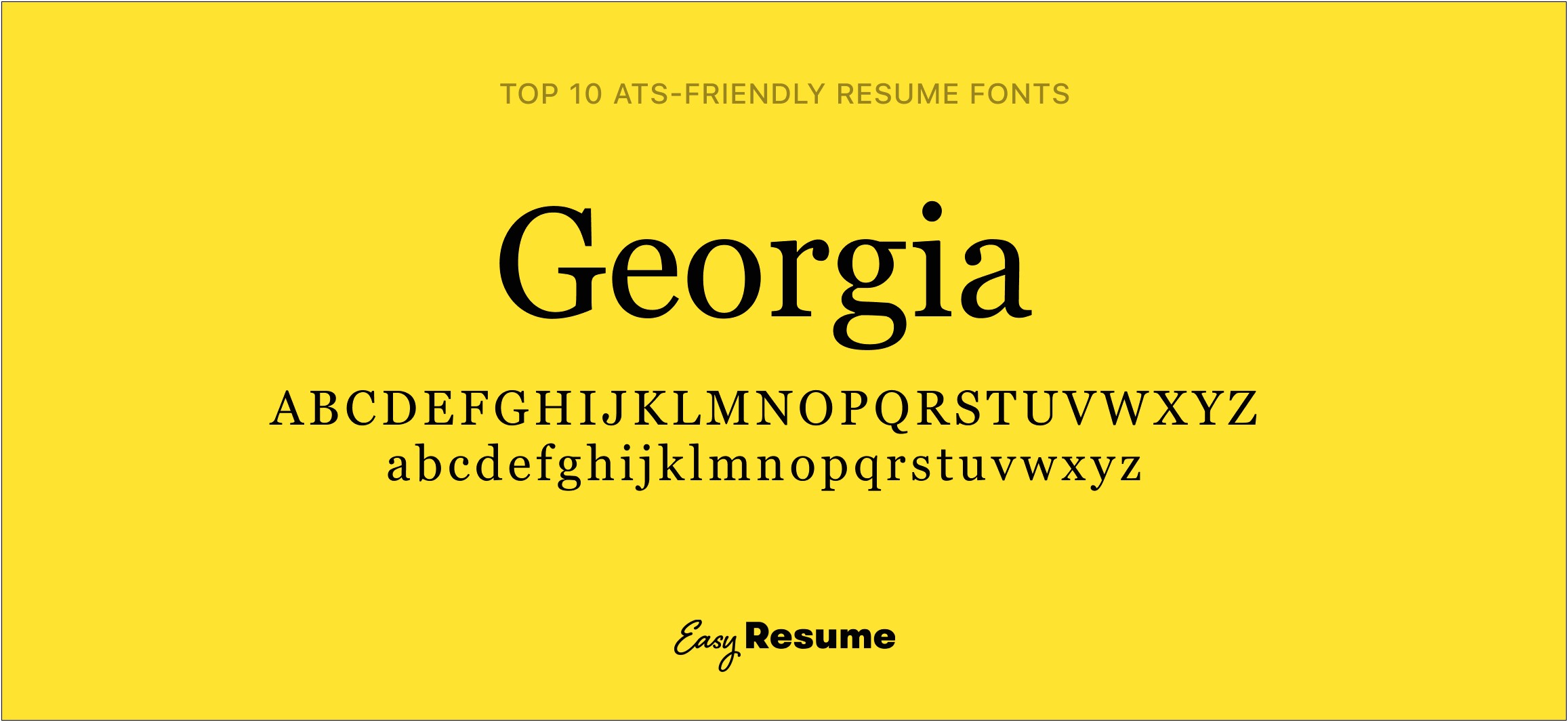 Best Fonts Used For Technical Resumes