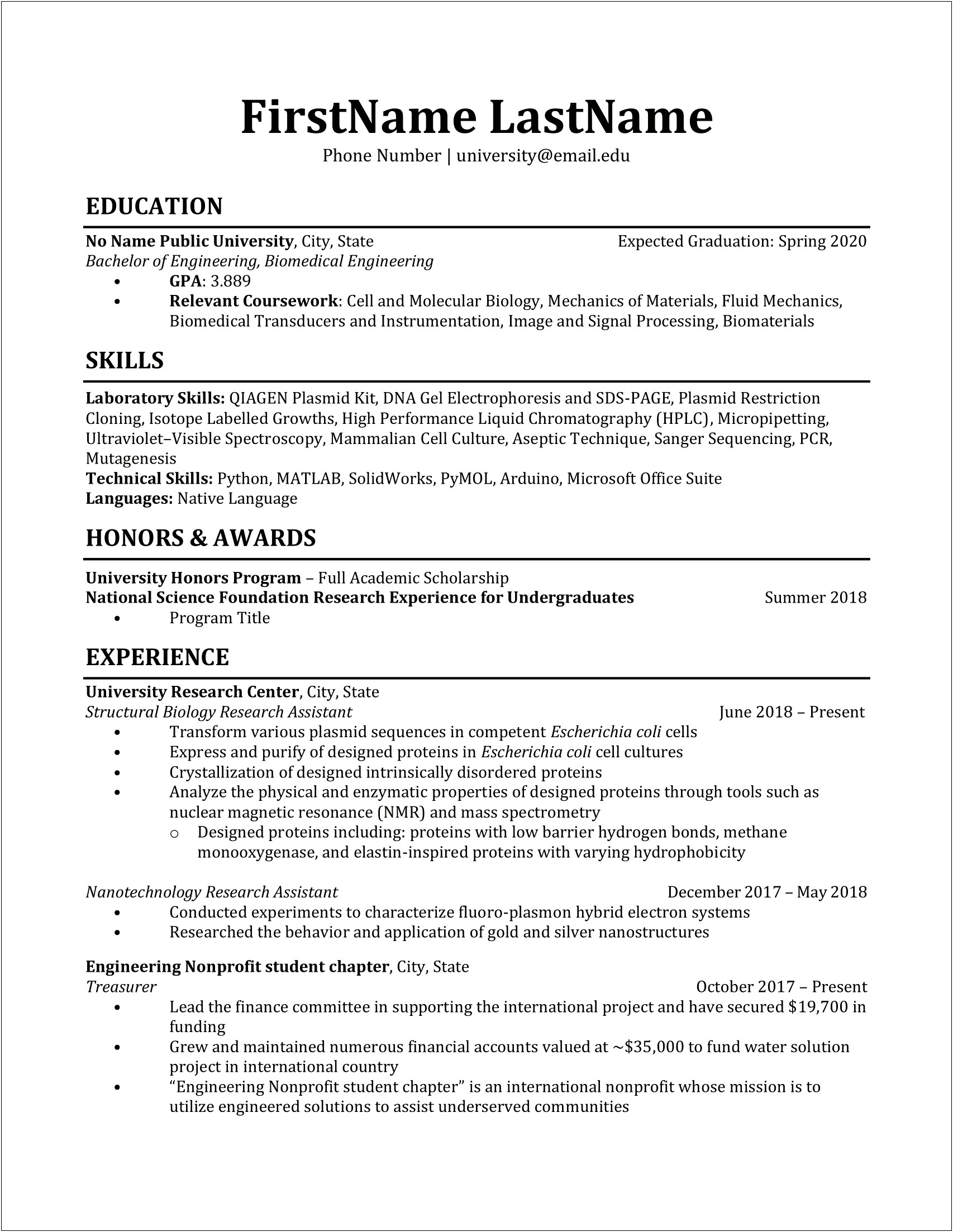 Best Format For A Resume 2017 Nonprofit