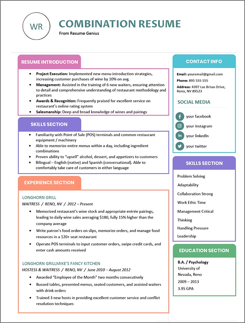 Best Functional Resume Templates 2019